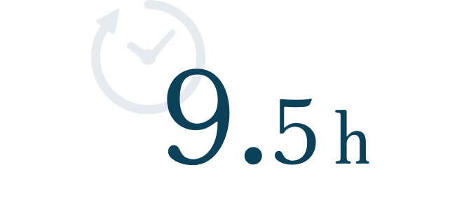 9.5時間